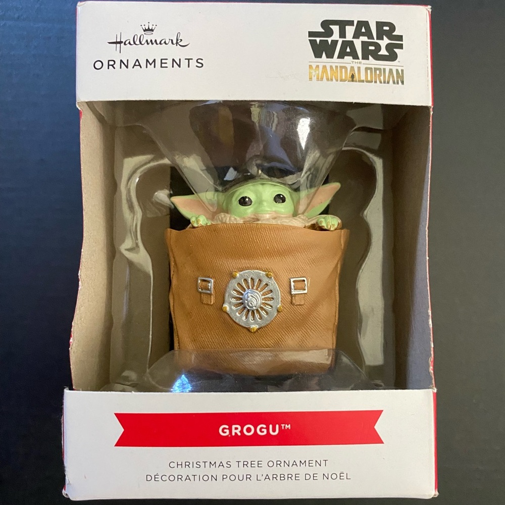 Star Wars Mandalorian Hallmark Grogu Christmas Tree Ornament NWT
